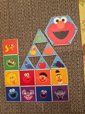 Sesame Street magnet tiles